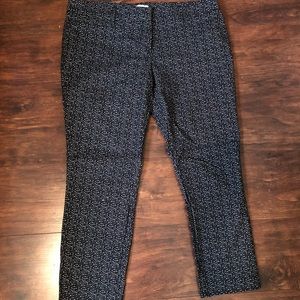 NWOT Patterned Black Dress Pants - never worn